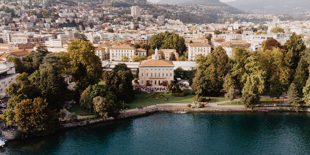 Wedding on the Lake between Switzerland and Italy